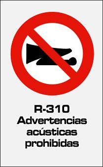 Restricción de paso y otras señales de prohibición de restricción