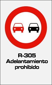 Restricción de paso y otras señales de prohibición de restricción