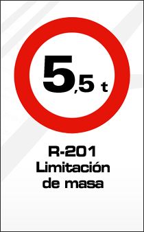 Restricción de paso y otras señales de prohibición de restricción