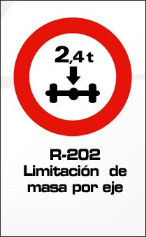 Restricción de paso y otras señales de prohibición de restricción