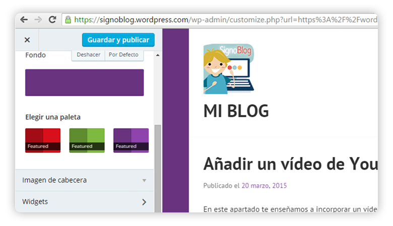 fondo wordpress