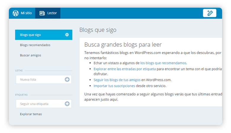 editar contenido
