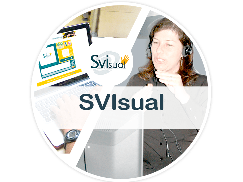 Enlace para informar solbre el servicio de videointerpretación Svisual